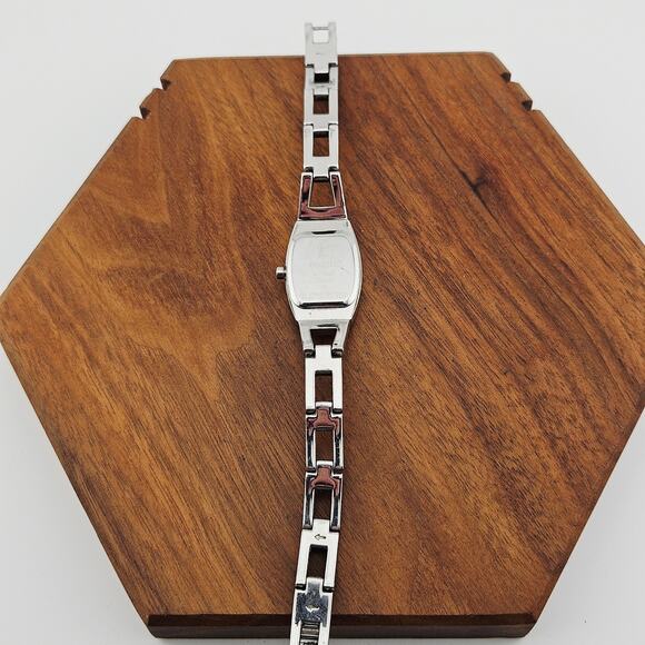 Fossil Women's Silver Tone Bracelet Link Watch Light Up Y2K Style ES-9860 - Picture 5 of 7